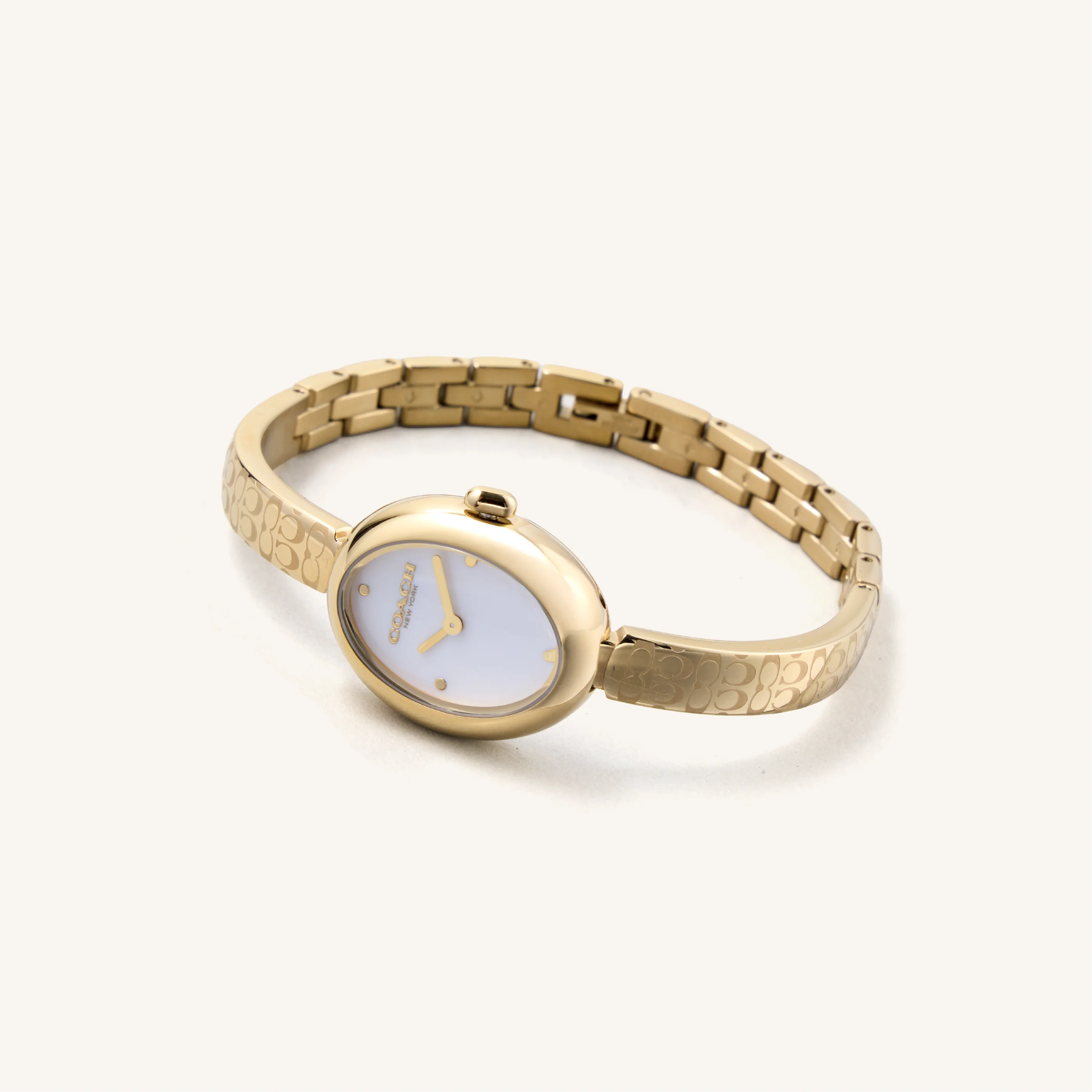 Coach Watch Sammy Gold & White 14504528 - Image 3