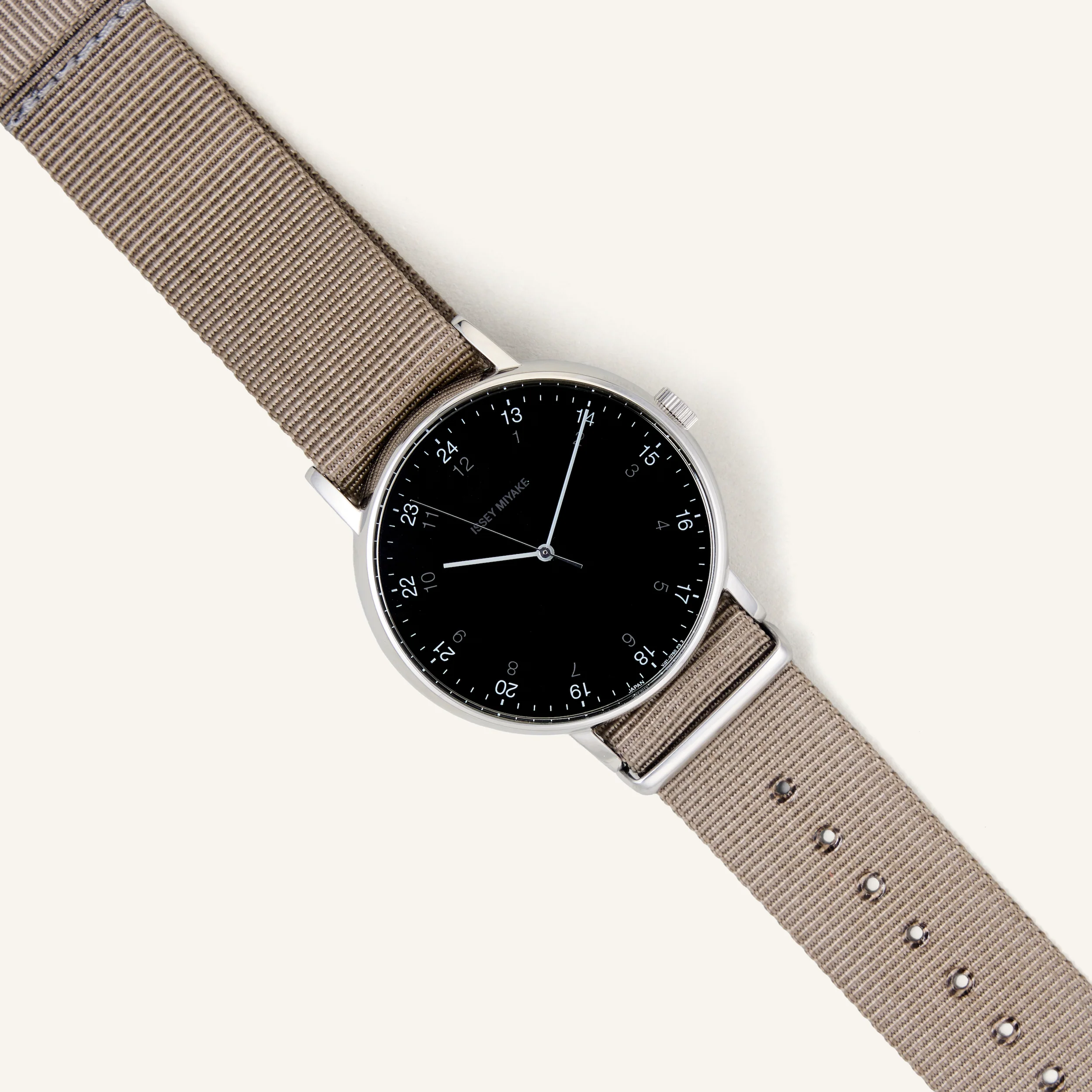 Issey Miyake Watch f Black and Taupe NYAJ004Y - Image 2