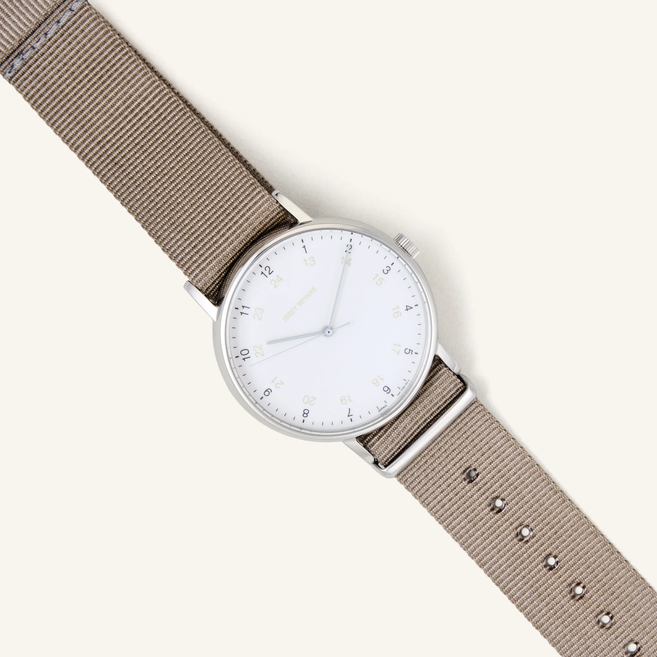 Issey Miyake Watch f White and Taupe NYAJ003Y - Image 2