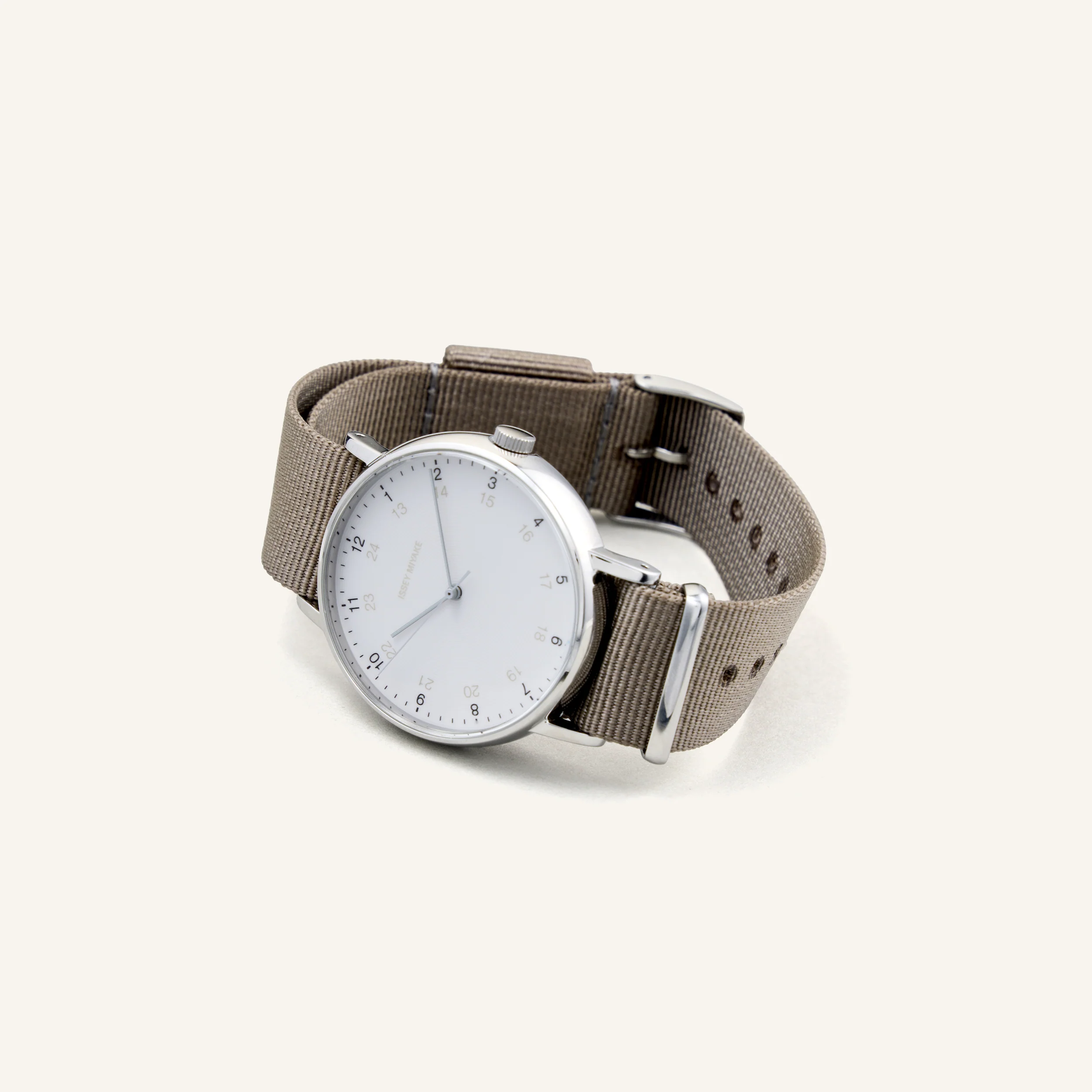 Issey Miyake Watch f White and Taupe NYAJ003Y - Image 3