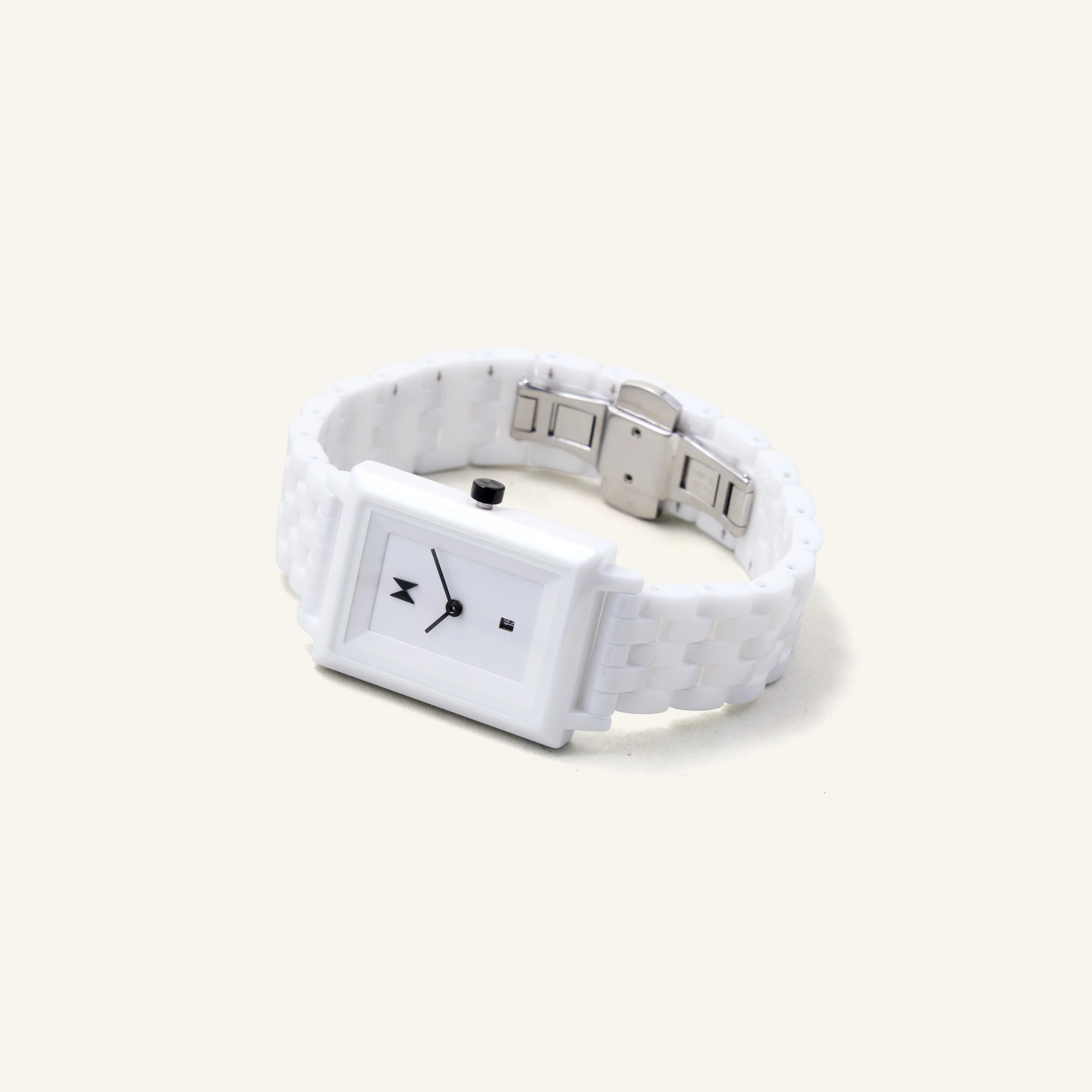 MVMT Watch Signature Square Ceramic - Gloss White - Image 3